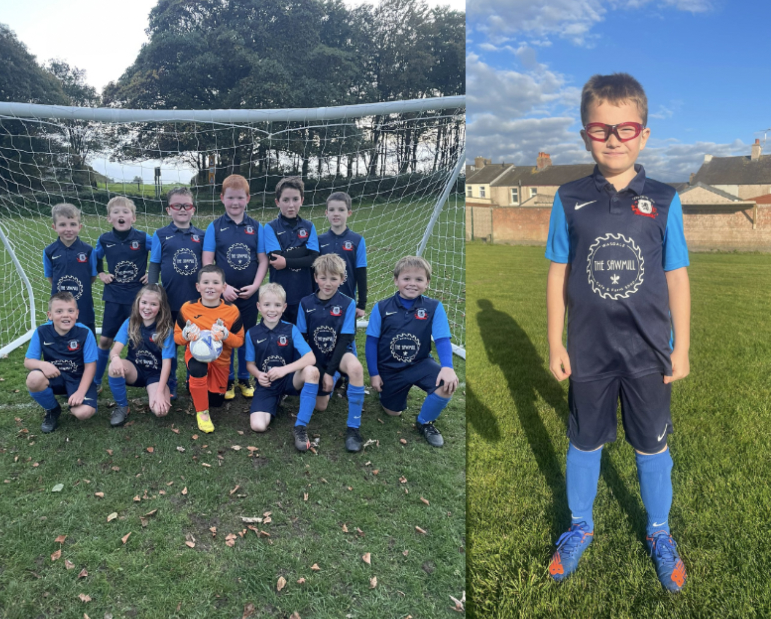 Redmoor Health sponsorship of young football player