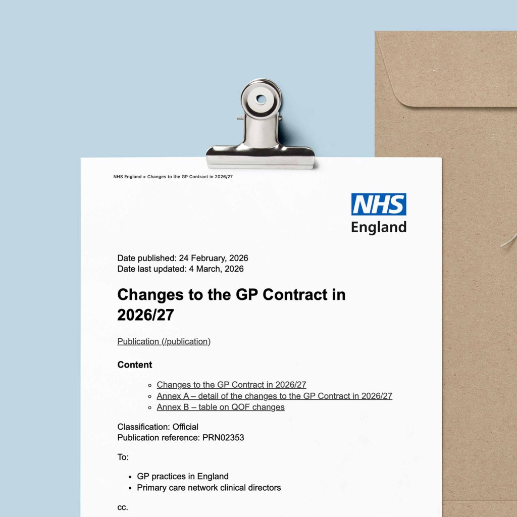 Changes to the GP contract in 2026/27